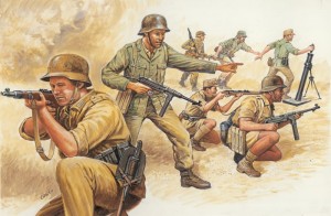 WWII German Afrikakorps, Italeri 6076